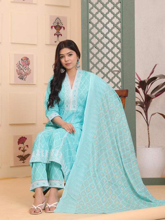 Anarkali Kurti With Dupatta Sets