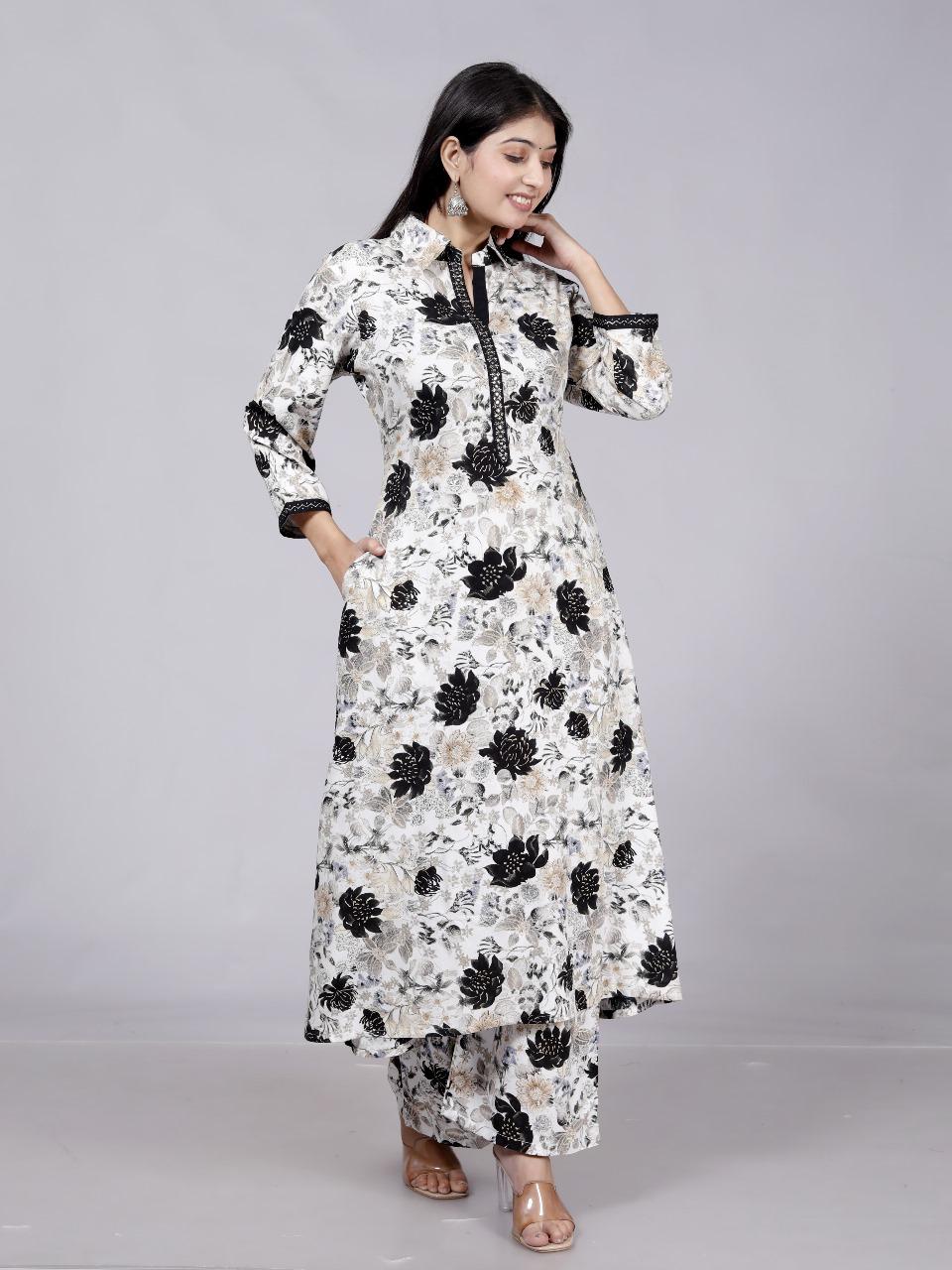 Kurti With Plazo Set