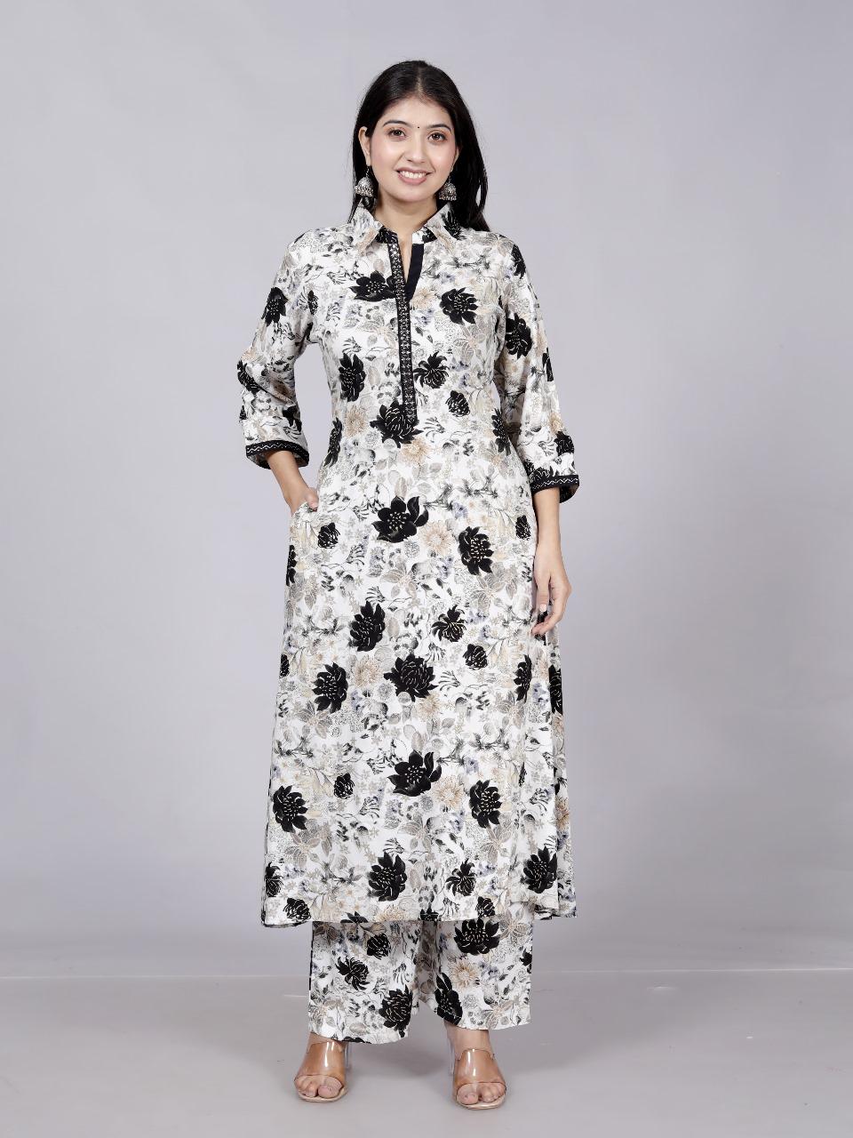 Kurti With Plazo Set