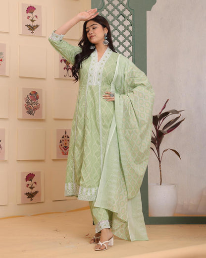 Anarkali Kurti With Dupatta Sets