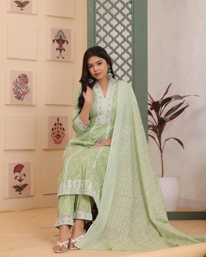 Anarkali Kurti With Dupatta Sets