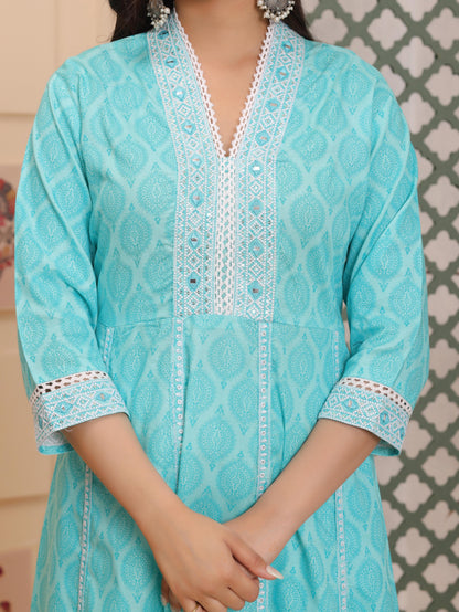 Anarkali Kurti With Dupatta Sets