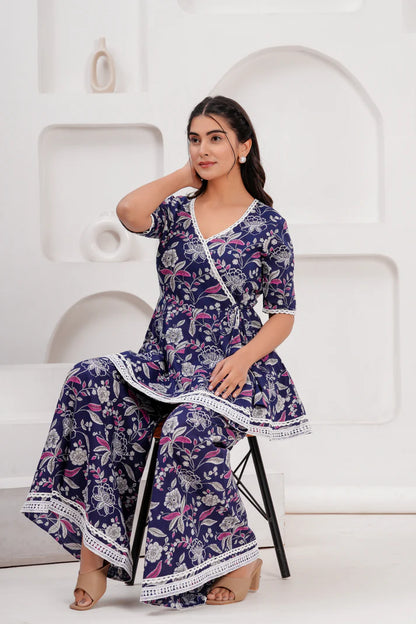 Co-ord (BLUE PRINTED)