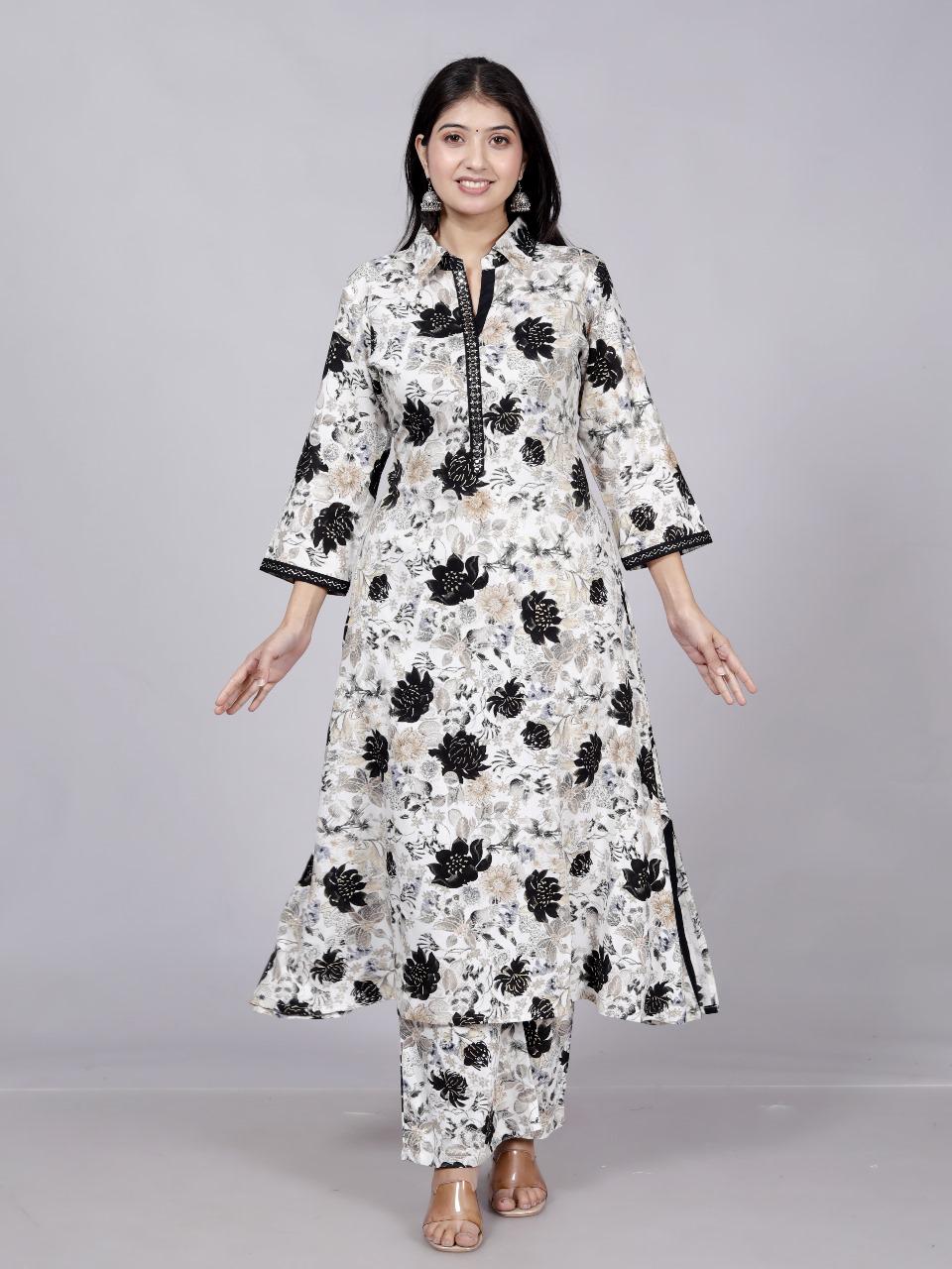 Kurti With Plazo Set